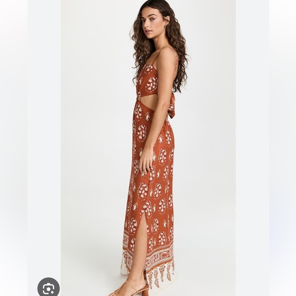 EUC Johanna Ortiz Arabian Fable Maxi Dress Sz 8 - Picture 2 of 7